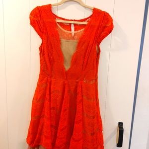 RYU Red lace dress M